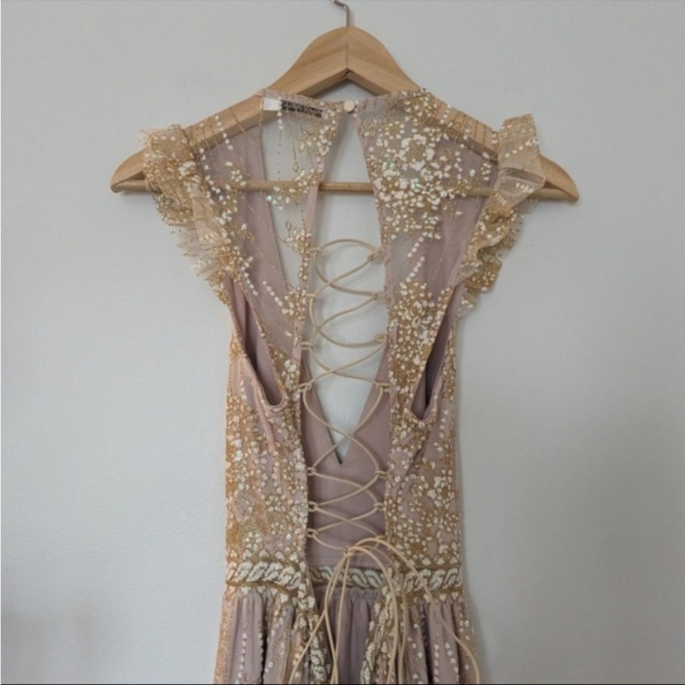 Hello Molly Gold on the Ceiling Sparkle Dress - Picture 7 of 11